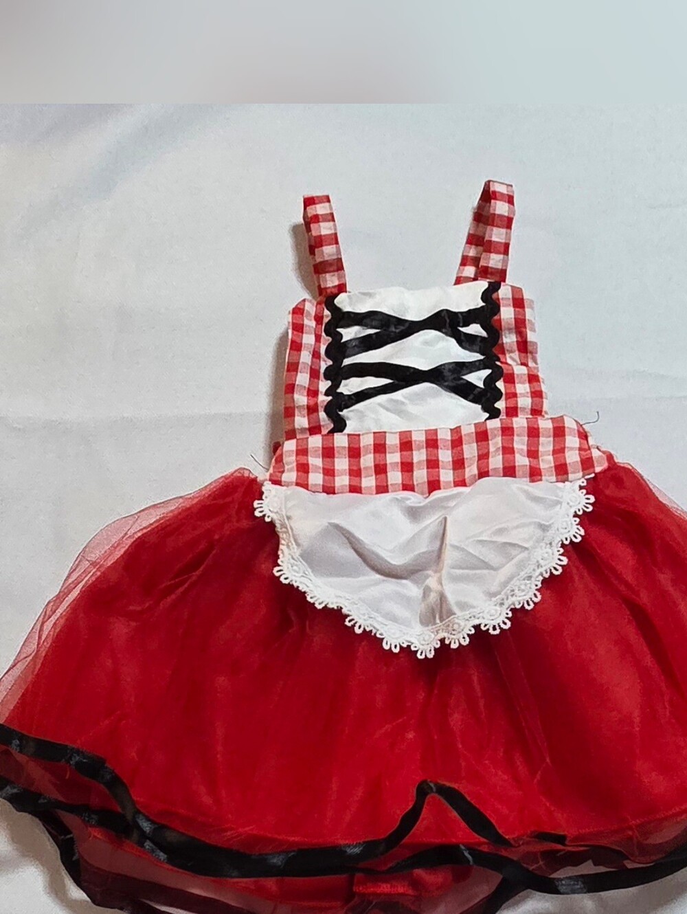 Little Red Riding Hood Baby Costume Set Dress & Cape Size 70 3-6 Months